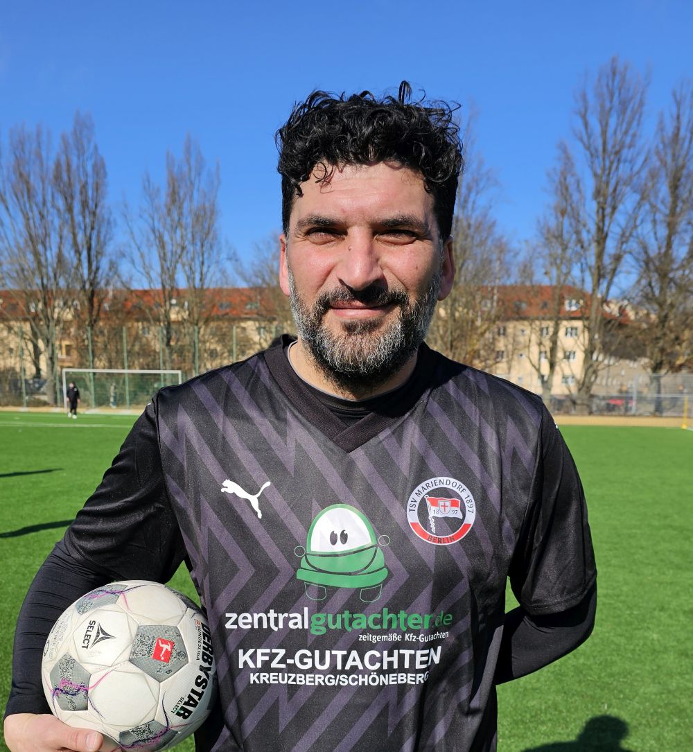 Vierfacher Torschütze in seinem ersten Spiel für den TSV Mariendorf 1897: Nihat Acar