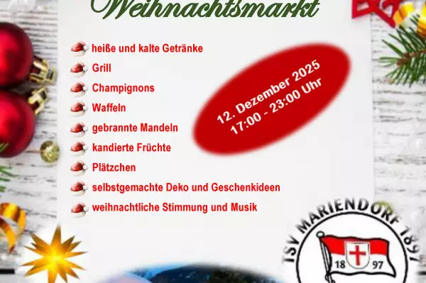 Alle Jahre wieder: TSV M97-Weihnachtsmarkt und Mariendorfer Adventssingen: 1764361198-1763404705=956493